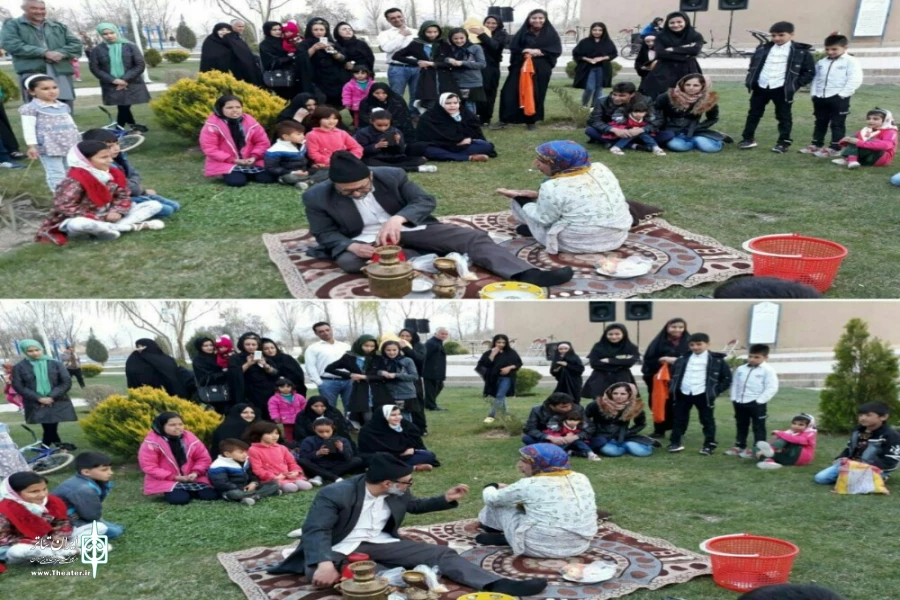 اجرای نمایشی خیابانی «یک روز از نوروز» در شهرستان خمینی شهر 2