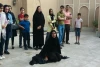 گزارش تصویری از اجرای نمایش خیابانی«پینگ پونگ در ملا عام پیرامون دار و درخت»به کارگردانی مصطفی جعفری خوزانی