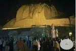 استقبال از عروسکهای غول پیکر در جشنواره آیینی سنتی 3