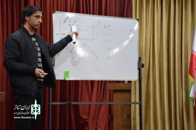 کارگاه تخصصی تئاتر پیمان   کریمی سومین  جشنواره تئاتر روح الله