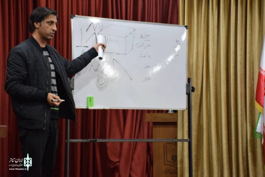 کارگاه تخصصی تئاتر پیمان   کریمی سومین  جشنواره تئاتر روح الله